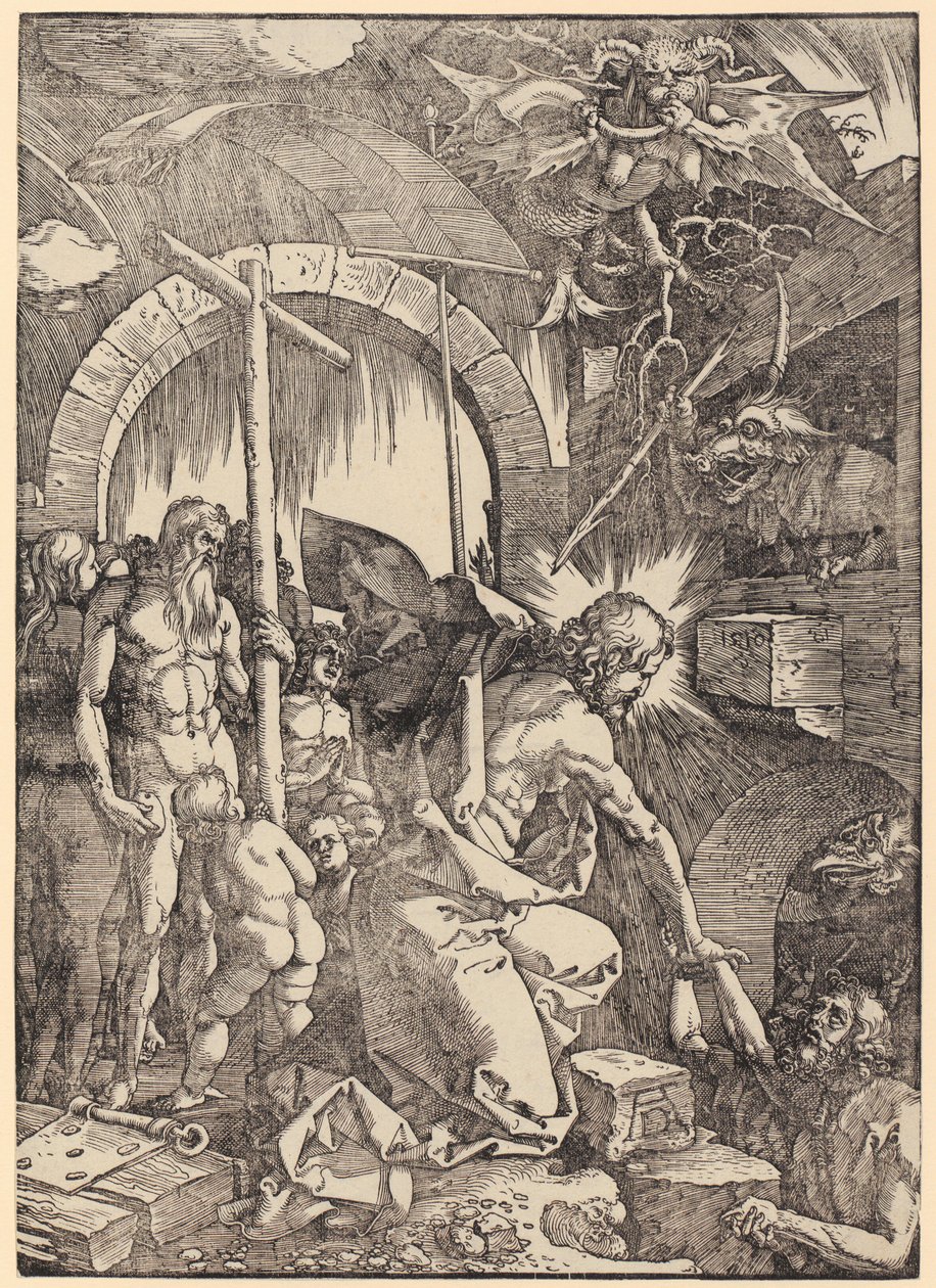 Kristi piskning, blad 5 i serien ”Den stora passionen” av Albrecht Dürer