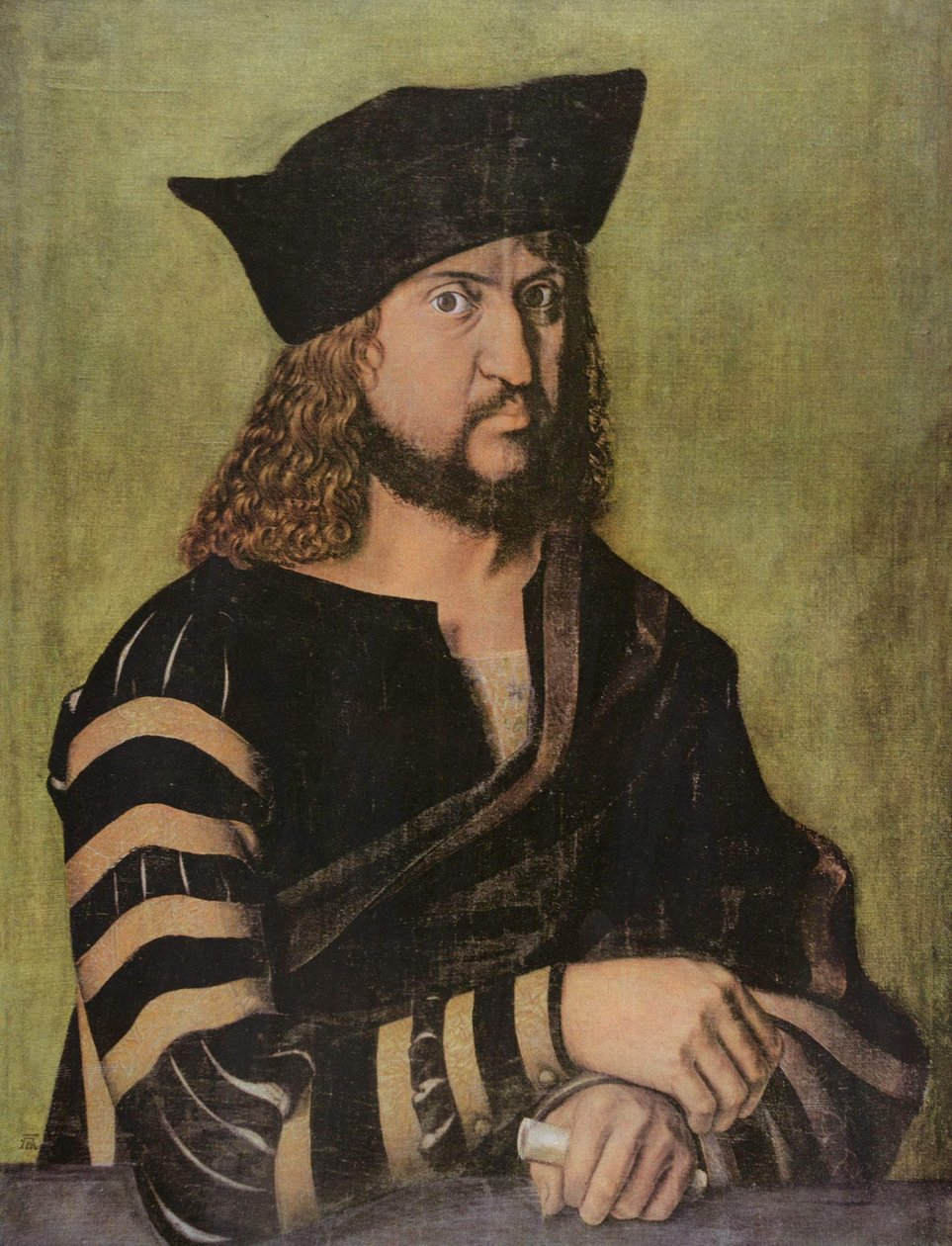 Tyska: Porträtt av Fredrik den vise, kurfurste av Sachsen Porträtt av Fredrik III av Sachsen av Albrecht Dürer
