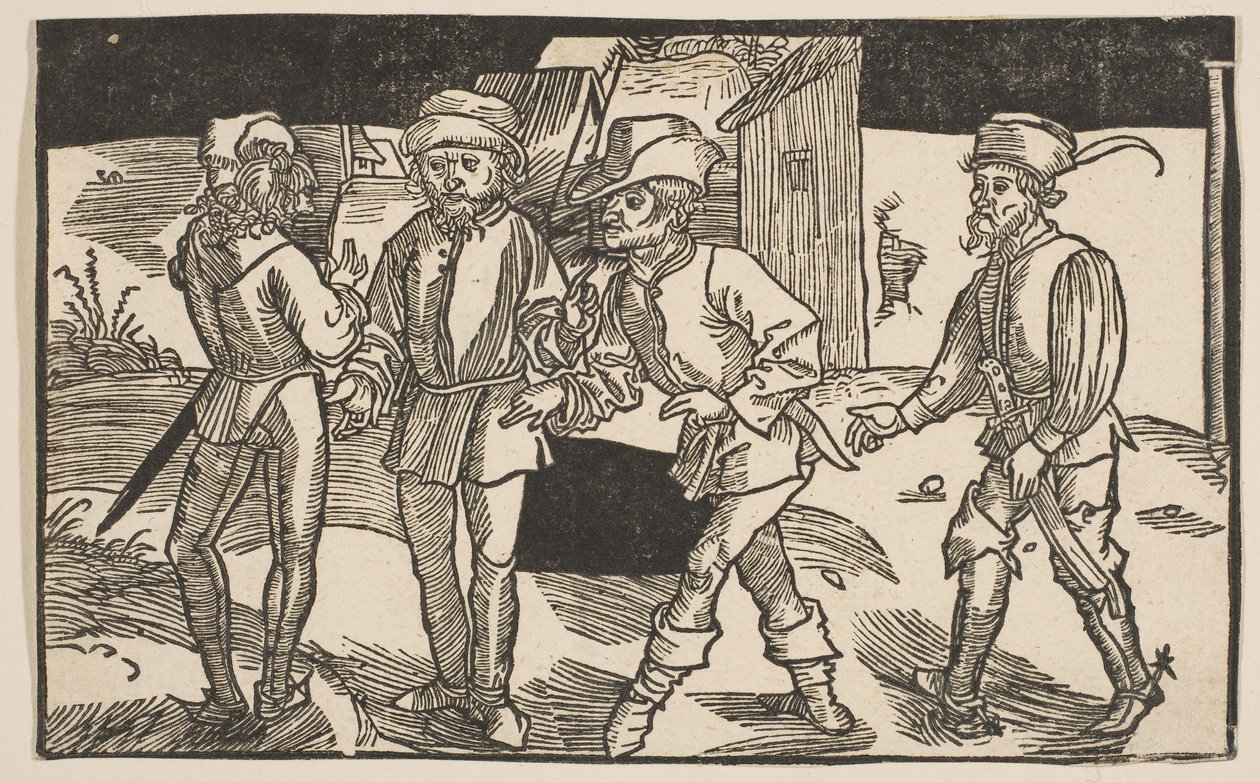 Heauton Timouroumenos, från The Comedies of Terence, 1800-talets nytryck.n.d. av Albrecht Dürer