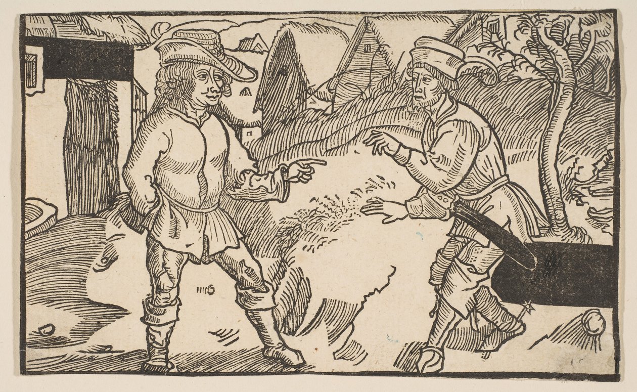 Heauton Timouroumenos, från The Comedies of Terence, 1800-talets nytryck.n.d. av Albrecht Dürer