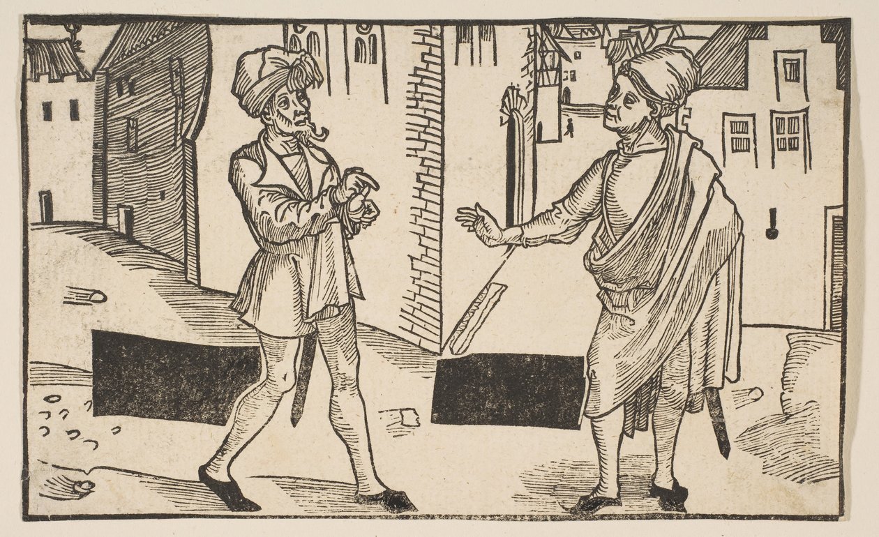 Hecyra, från The Comedie of Terence, 1800-talets nytryck.n.d. av Albrecht Dürer