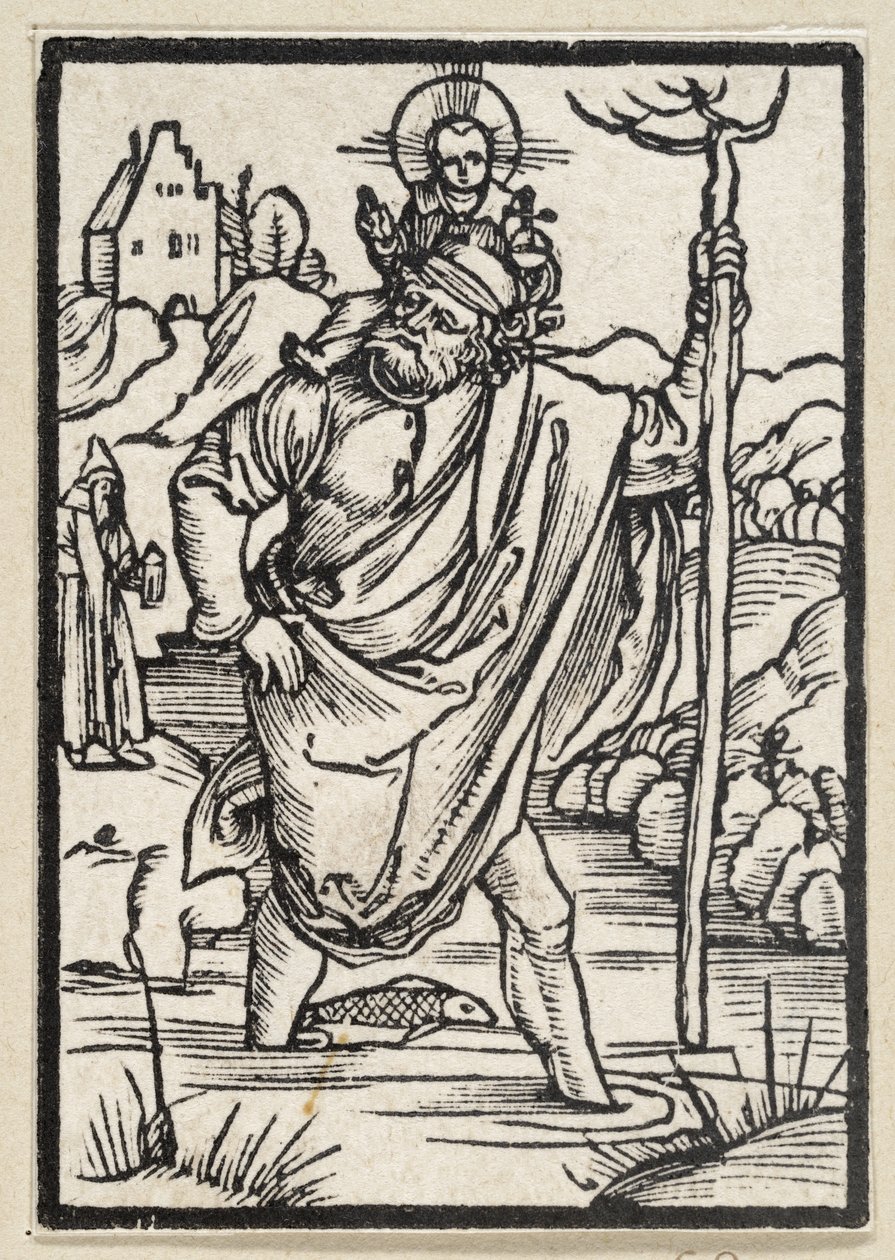 Sankt Kristoffer (63 religiösa scener) av Albrecht Dürer