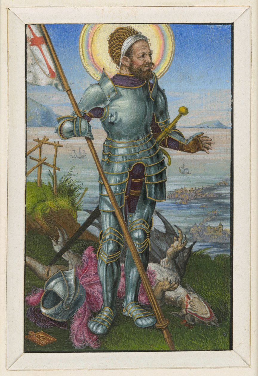 Sankt Georg till fots av Albrecht Dürer