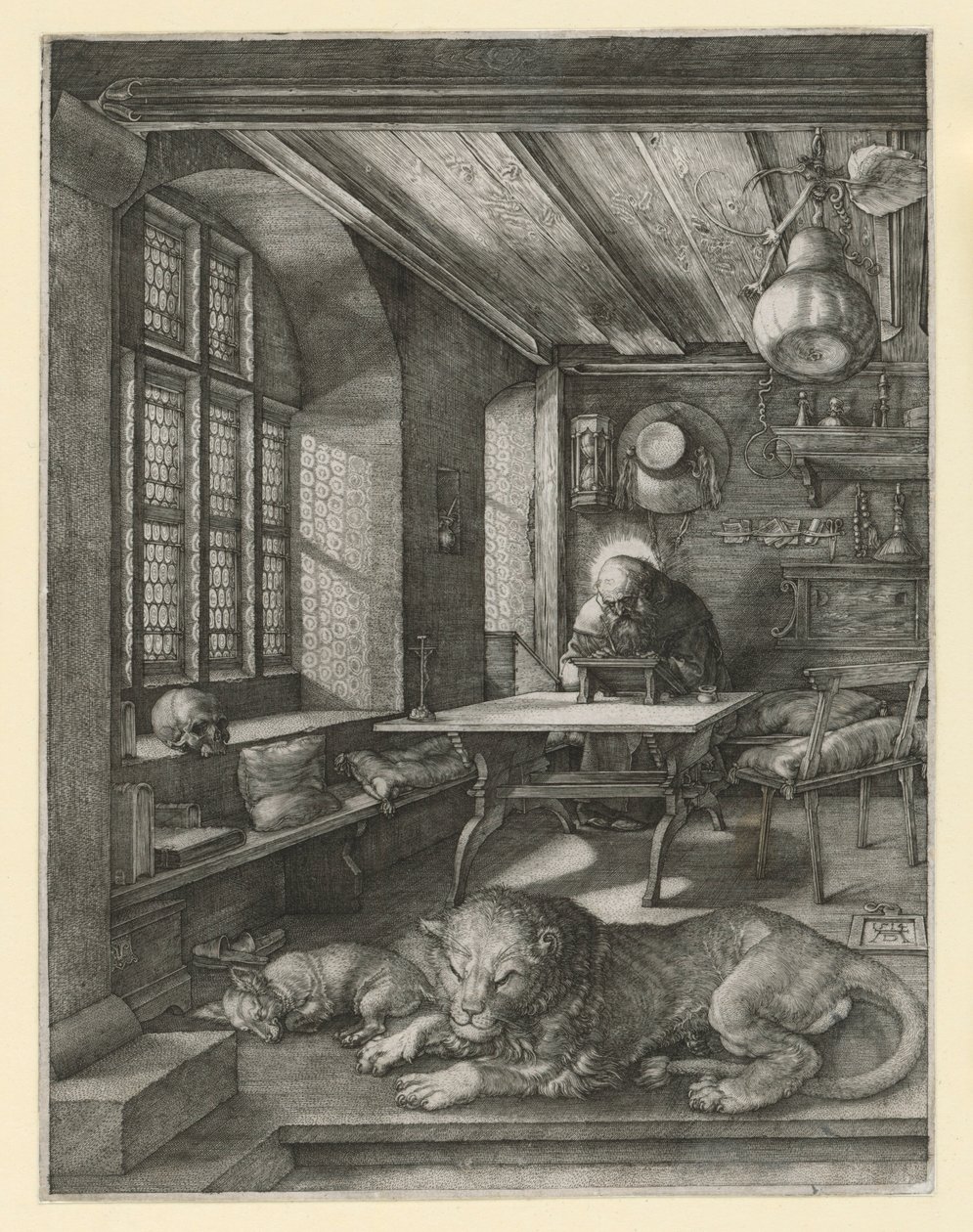 Den helige Hieronymus i sin relikskrin av Albrecht Dürer