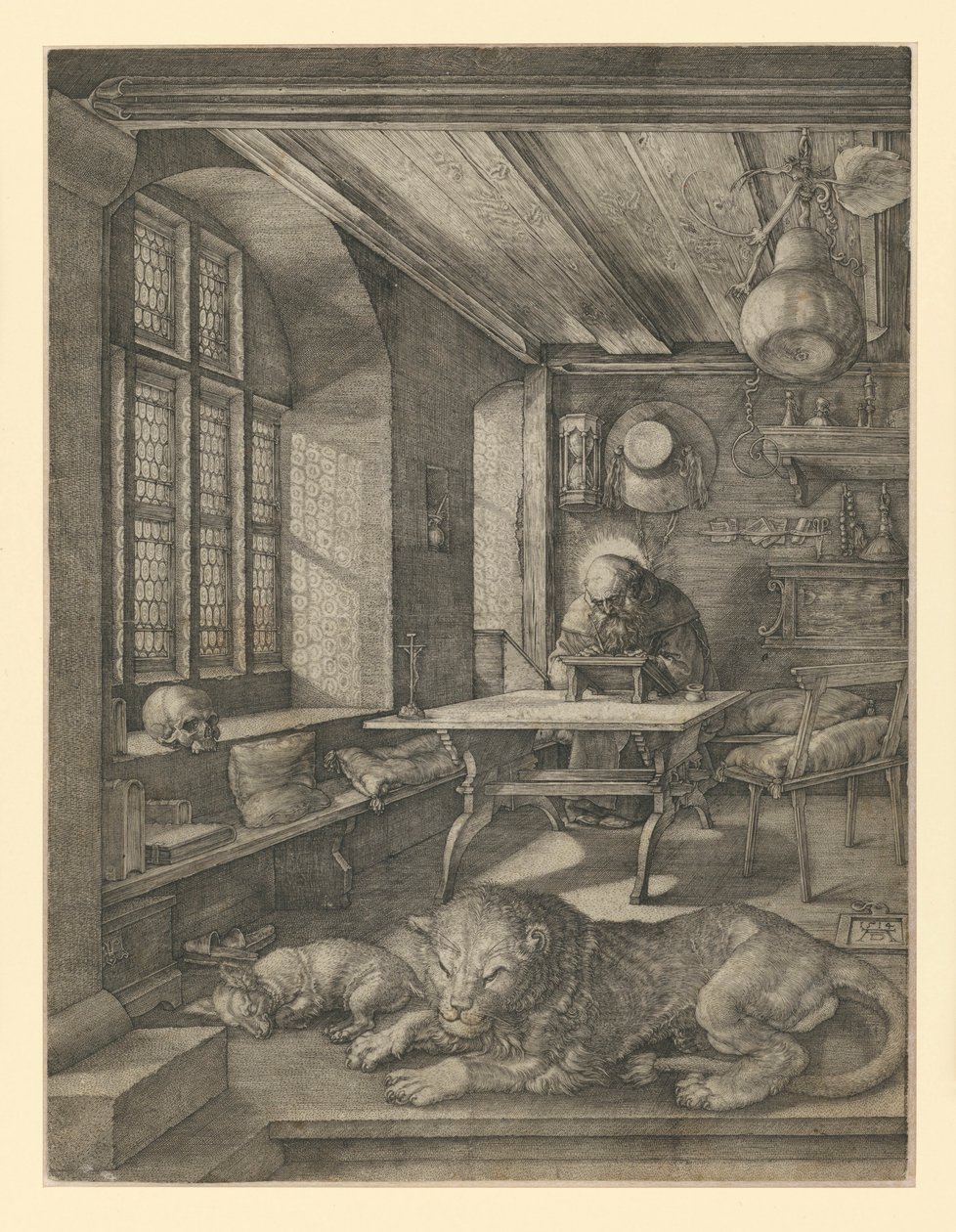 Den helige Hieronymus i sin relikskrin av Albrecht Dürer