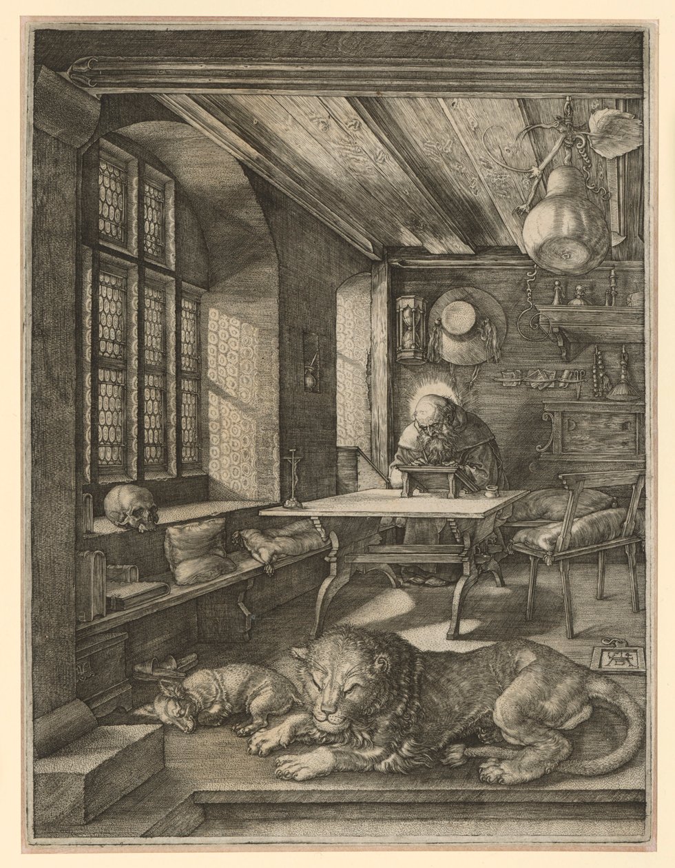 Sankt Hieronymus i sin studerkammare av Albrecht Dürer
