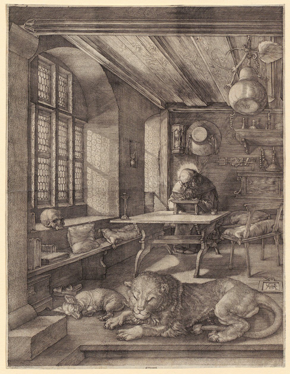 Den helige Hieronymus i sin relikskrin av Albrecht Dürer