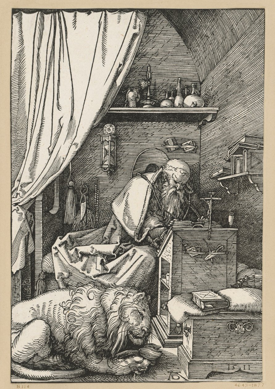 Den helige Hieronymus i sin cell av Albrecht Dürer