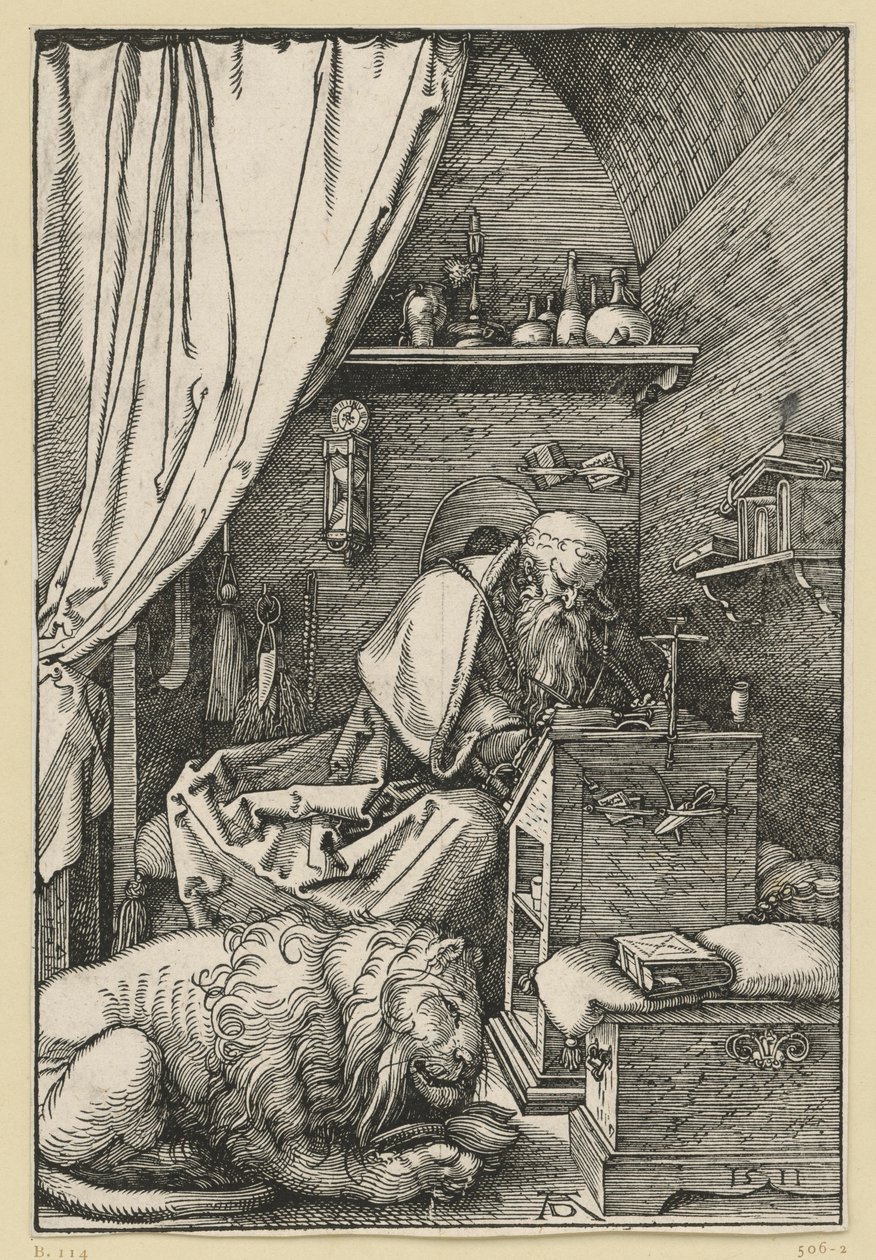 Den helige Hieronymus i sin cell av Albrecht Dürer