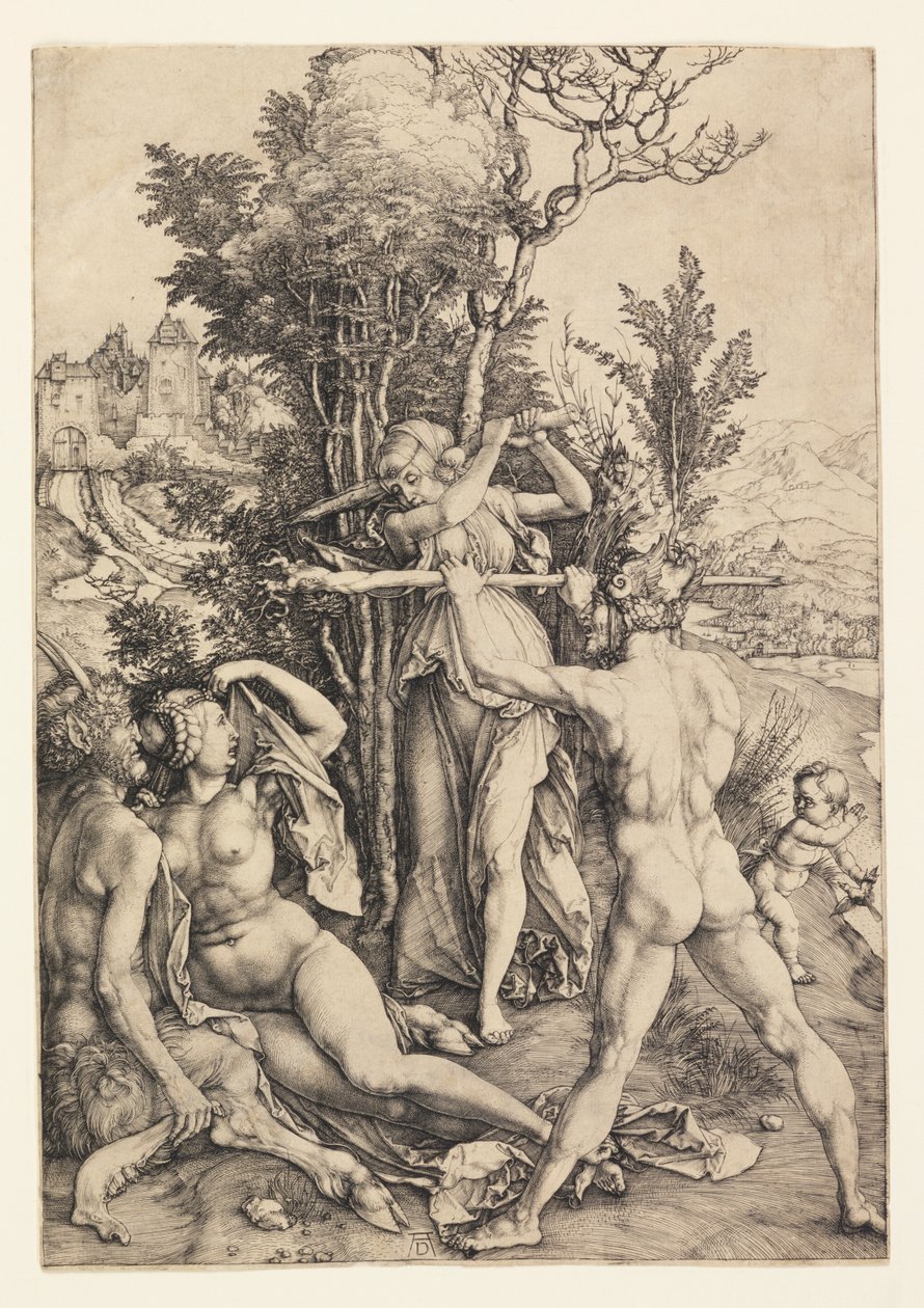 Hercules at the Crossroads (The Effects of Jealousy) av Albrecht Dürer