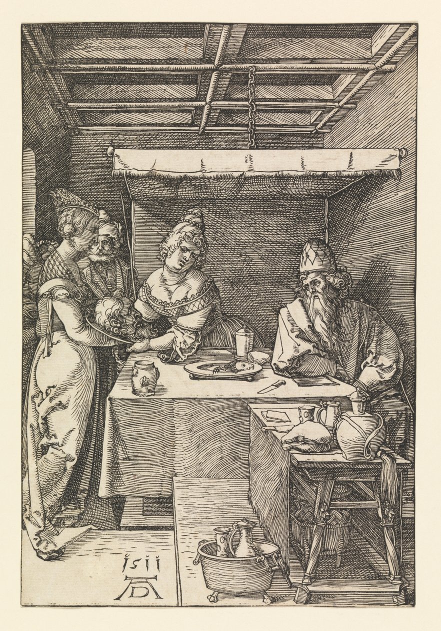 Herodias med Johannes Döparens huvud av Albrecht Dürer