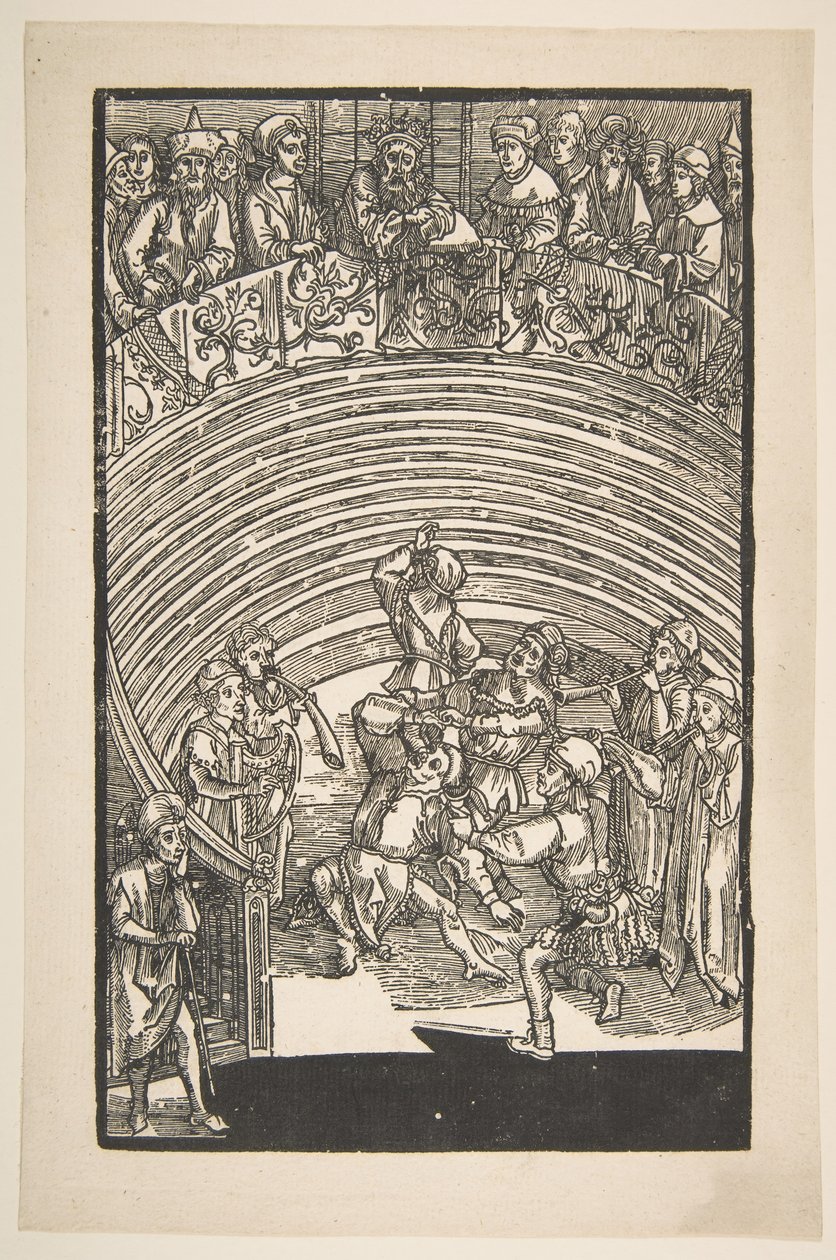 Illustration från The Comedie of Terence, 1800-talets nytryck.n.d. av Albrecht Dürer