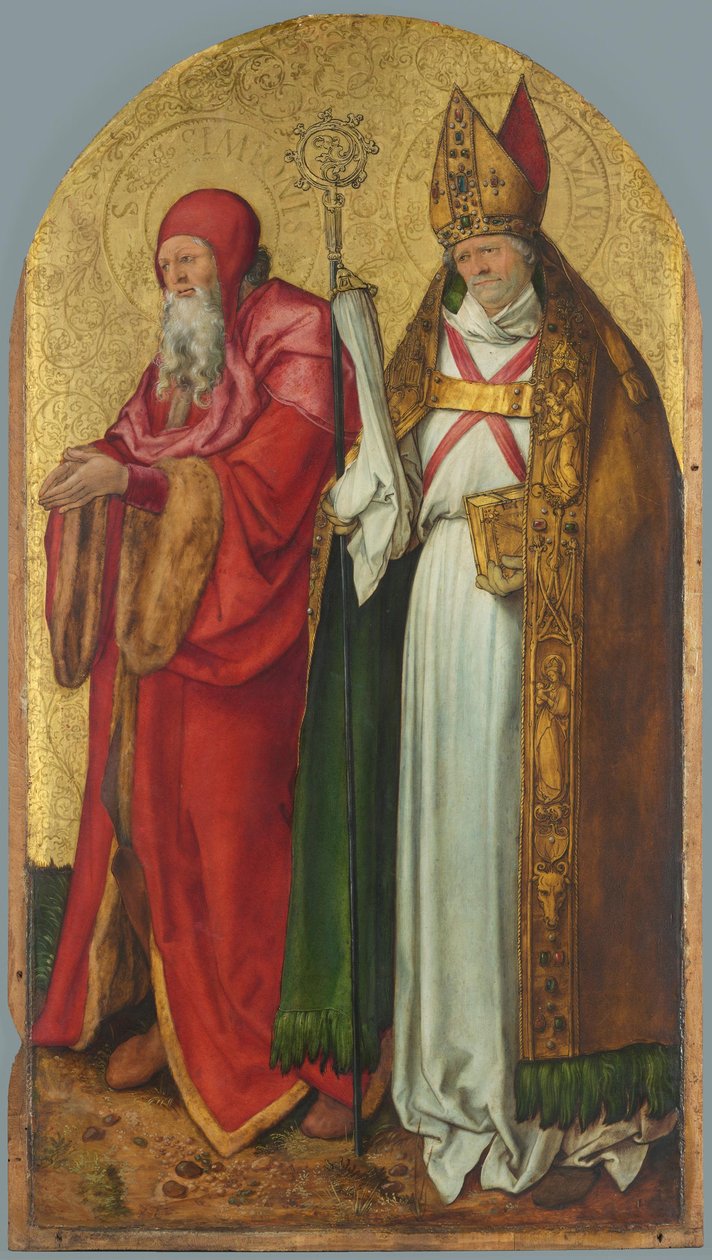 Jabachaltaret: Sankt Simeon och Lasarus av Albrecht Dürer