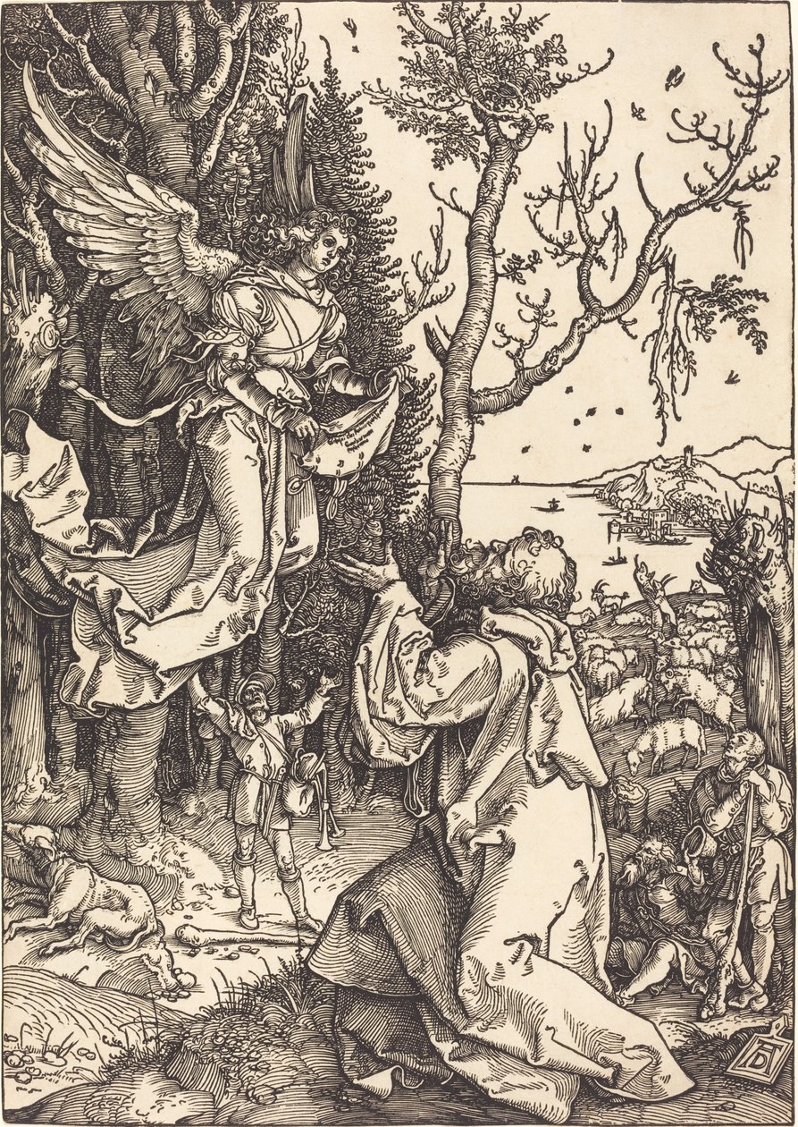 Joachim och ängeln av Albrecht Dürer