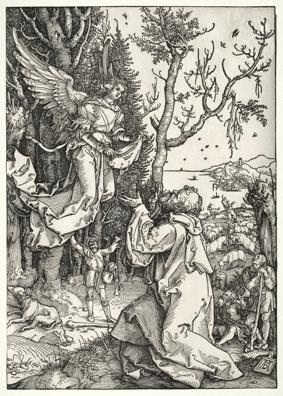 Joachim och ängeln av Albrecht Dürer