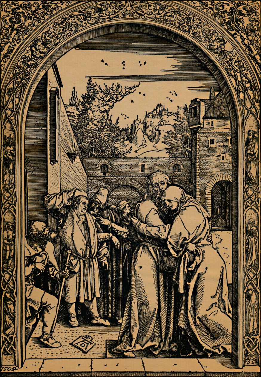 Joachim och Anna, 1504. av Albrecht Dürer