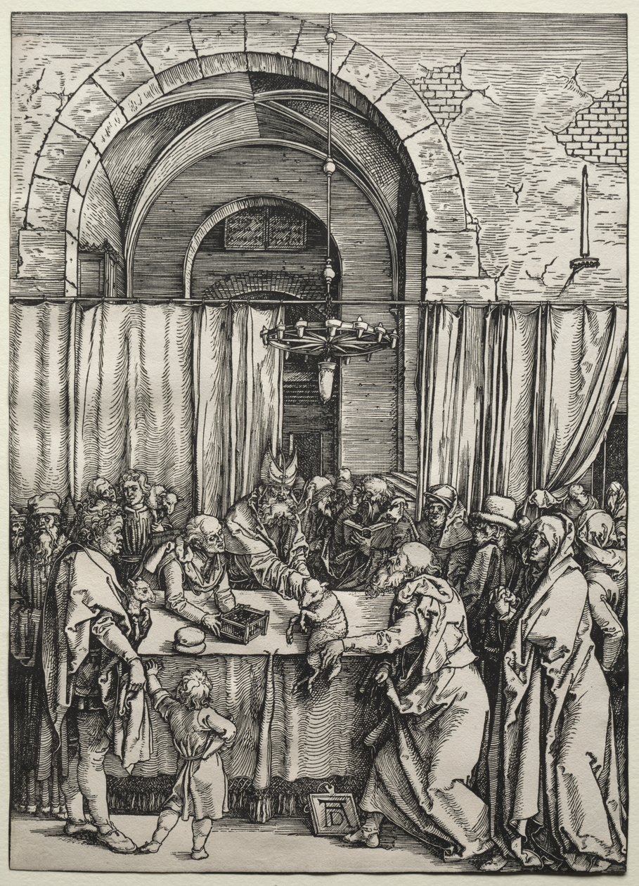 Joachims offer förkastade av översteprästen av Albrecht Dürer