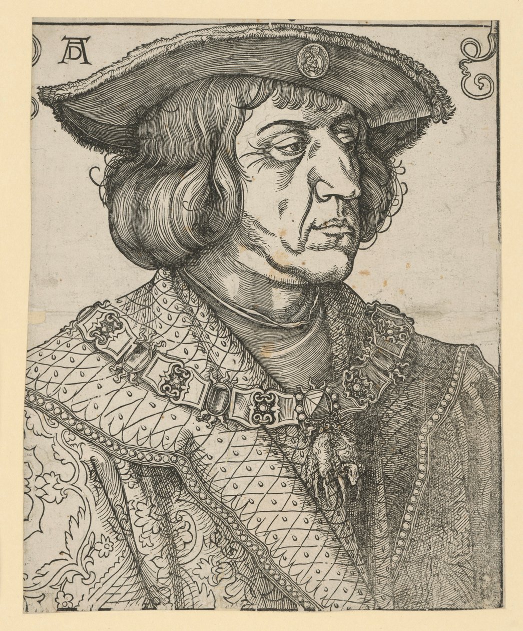 Kejsare Maximilian I av Albrecht Dürer