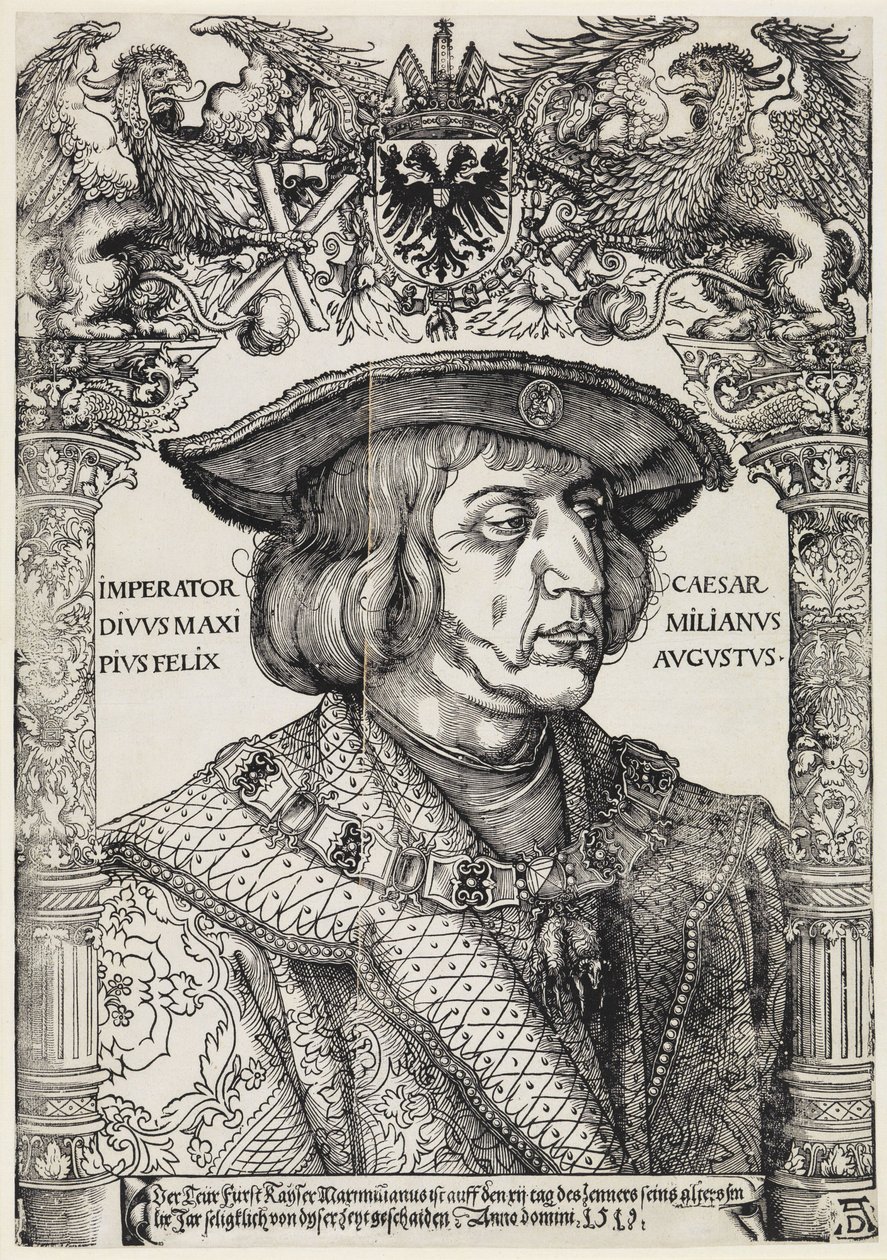 Kejsar Maximilian I av Albrecht Dürer