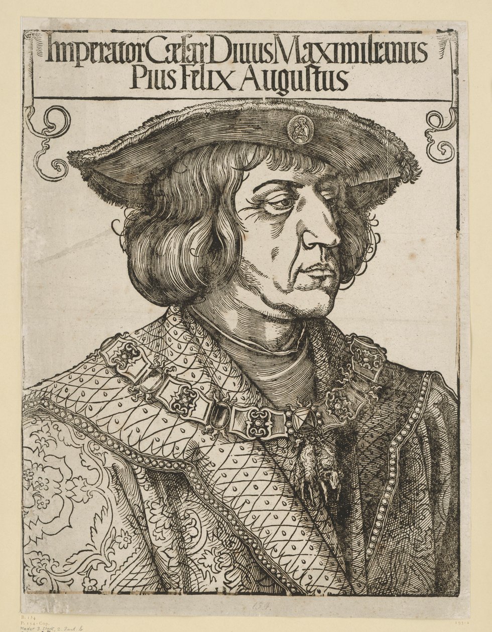 Kejsar Maximilian I av Albrecht Dürer