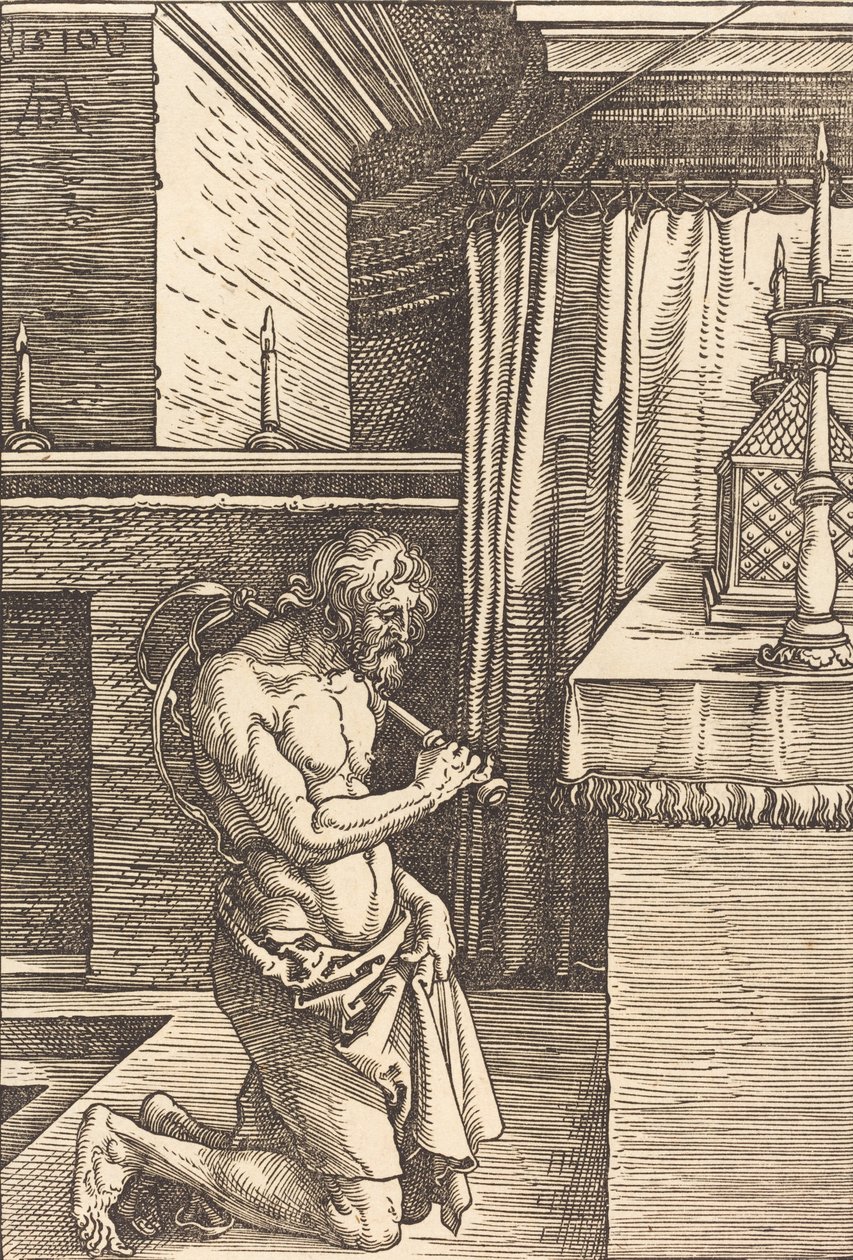 Kung David gör botgöring, 1510. av Albrecht Dürer