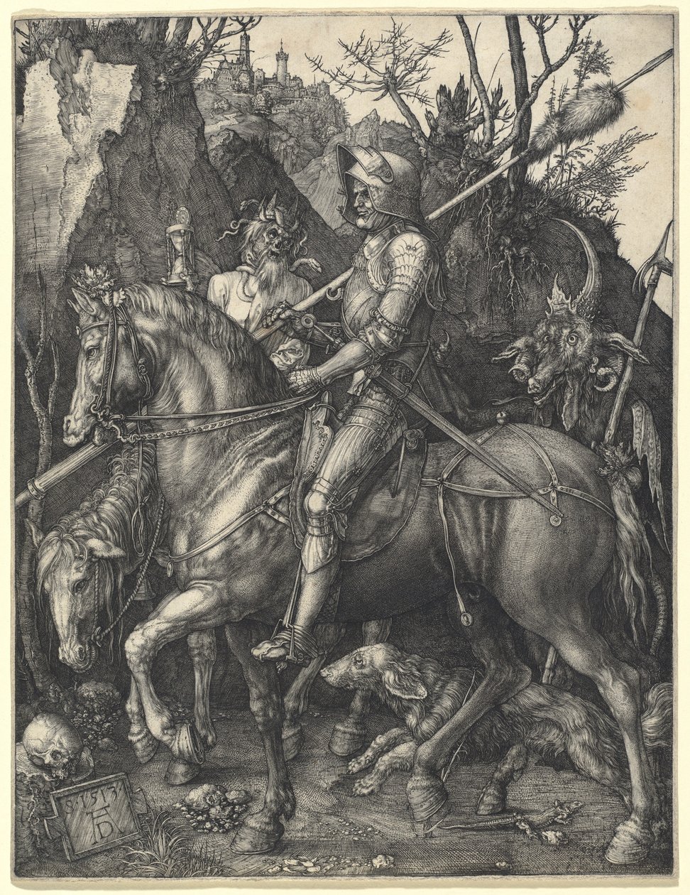 Riddare, död och djävul av Albrecht Dürer