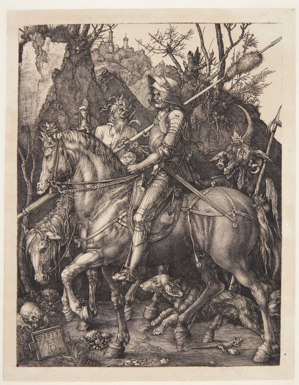 Riddare, död och djävul av Albrecht Dürer