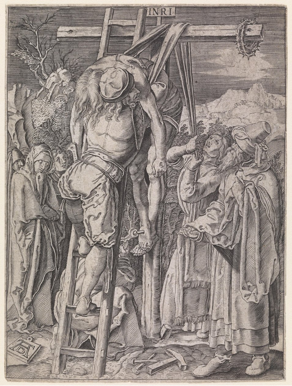 Nedtagningen av Kristus från korset av Albrecht Dürer