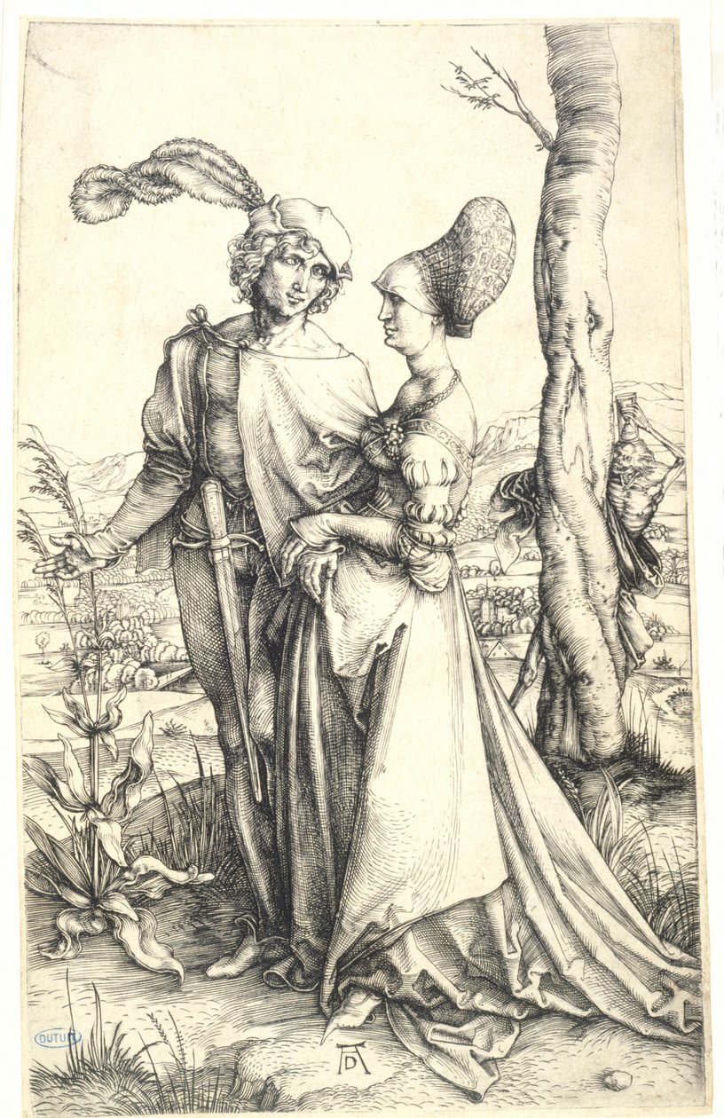 Promenaden (Bartsch 94) av Albrecht Dürer