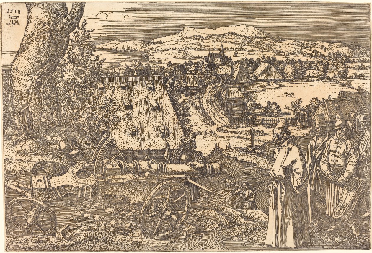 Landskap med kanonen av Albrecht Dürer