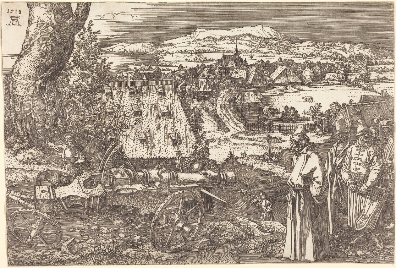 Landskap med kanonen av Albrecht Dürer