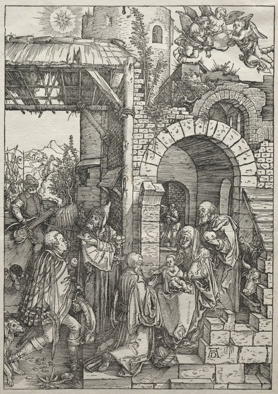 Jungfruns liv: Adoration of the Magi av Albrecht Dürer