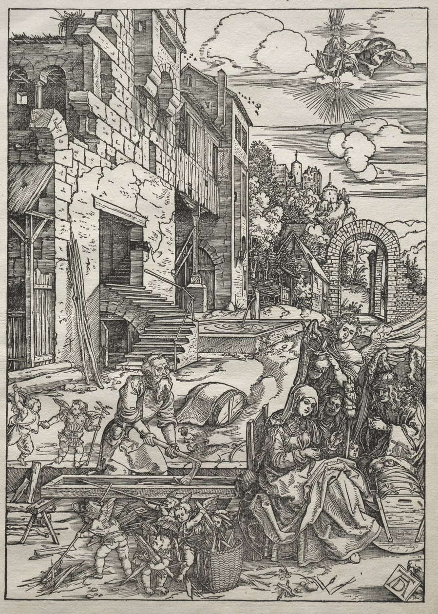 Jungfruns liv: resten i Egypten av Albrecht Dürer