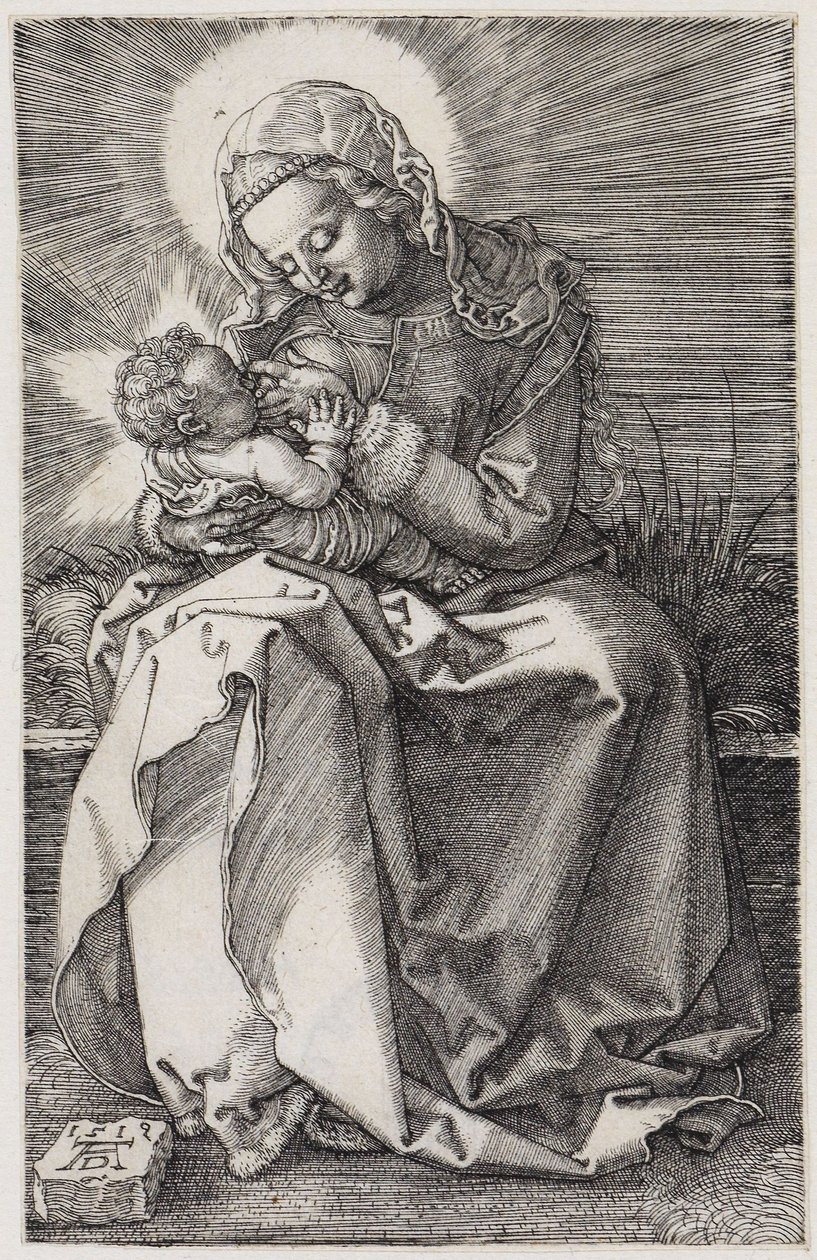 Den ammande Madonnan av Albrecht Dürer