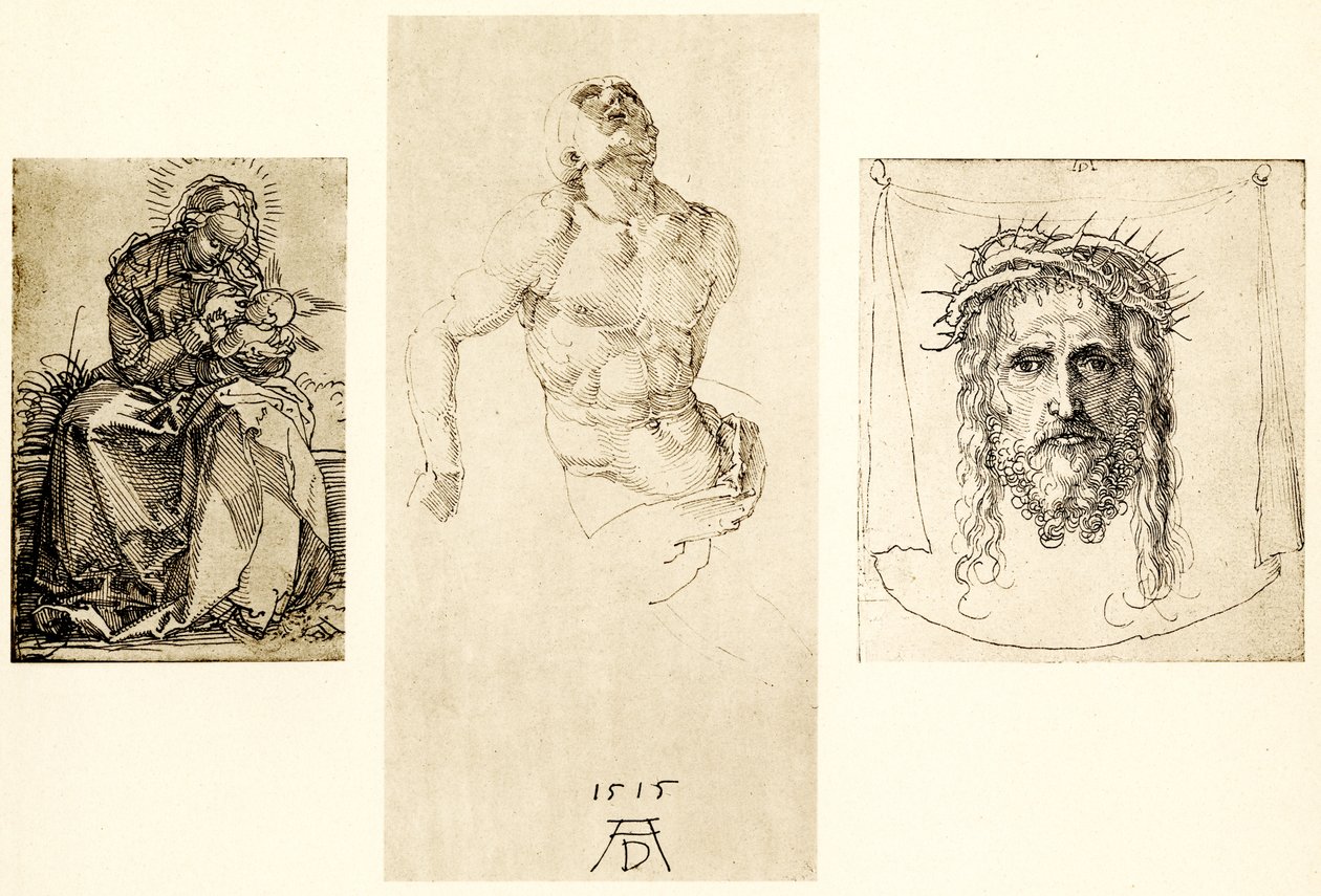 Maria på gräsbanken av Albrecht Dürer