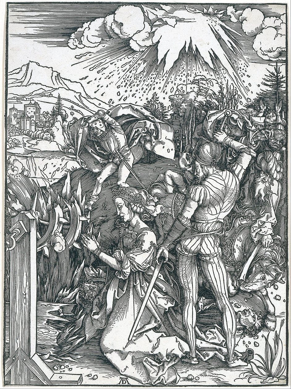Den heliga Katarinas martyrskap av Albrecht Dürer