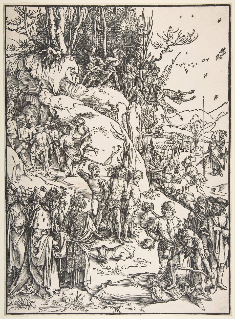De tiotusenas martyrskap.n.d. av Albrecht Dürer