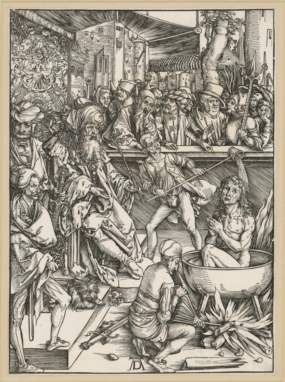 Johannes martyrium (Apokalypsen) av Albrecht Dürer
