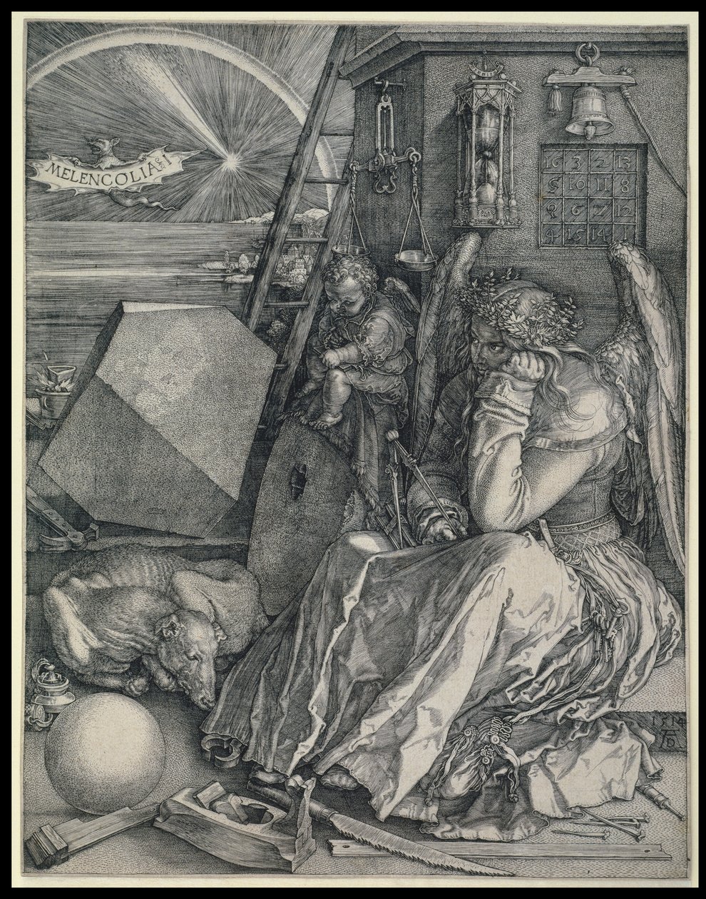 Melencolia I (Melankolin) av Albrecht Dürer