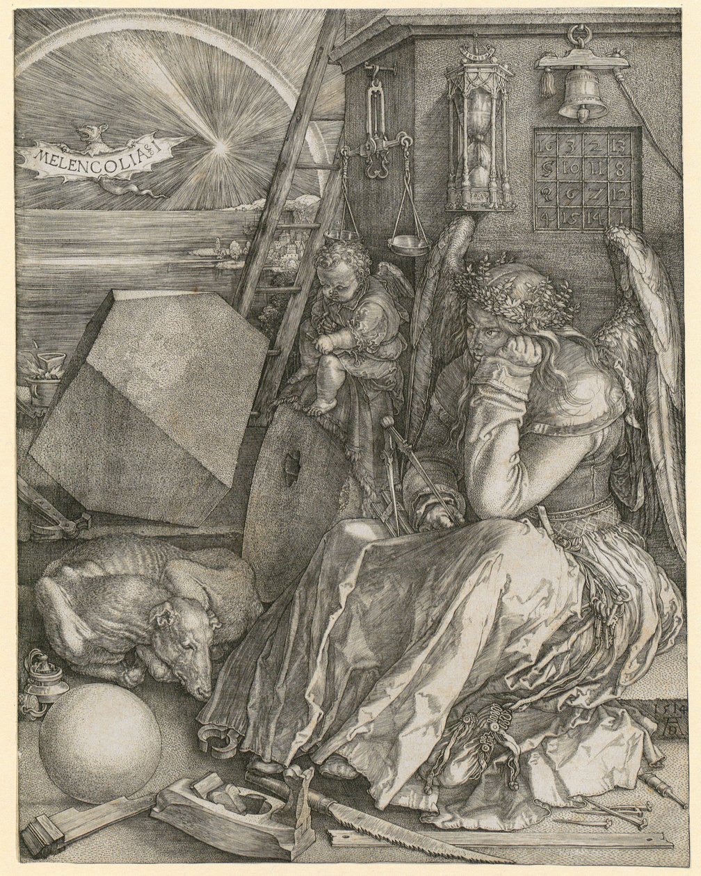 Melencolia I.... av Albrecht Dürer