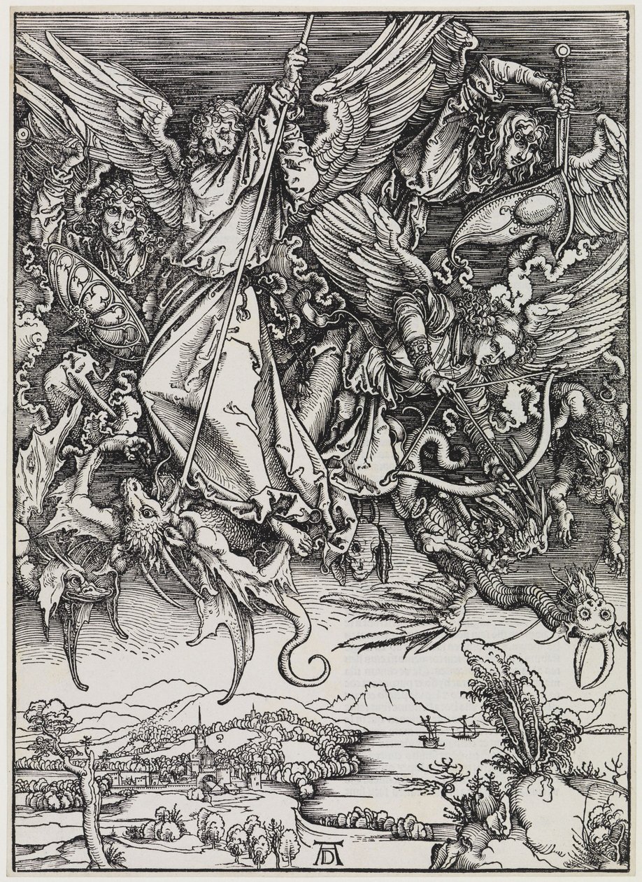 Michaels kamp mot draken av Albrecht Dürer