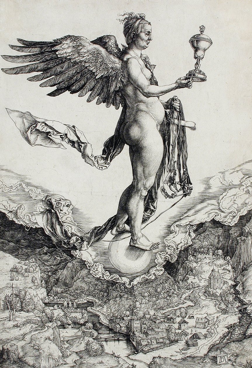 Nemesis (Den stora lyckan) av Albrecht Dürer