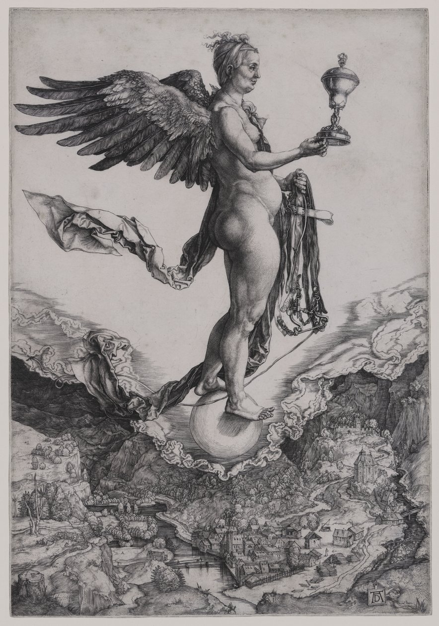 Nemesis (Den stora lyckan) av Albrecht Dürer