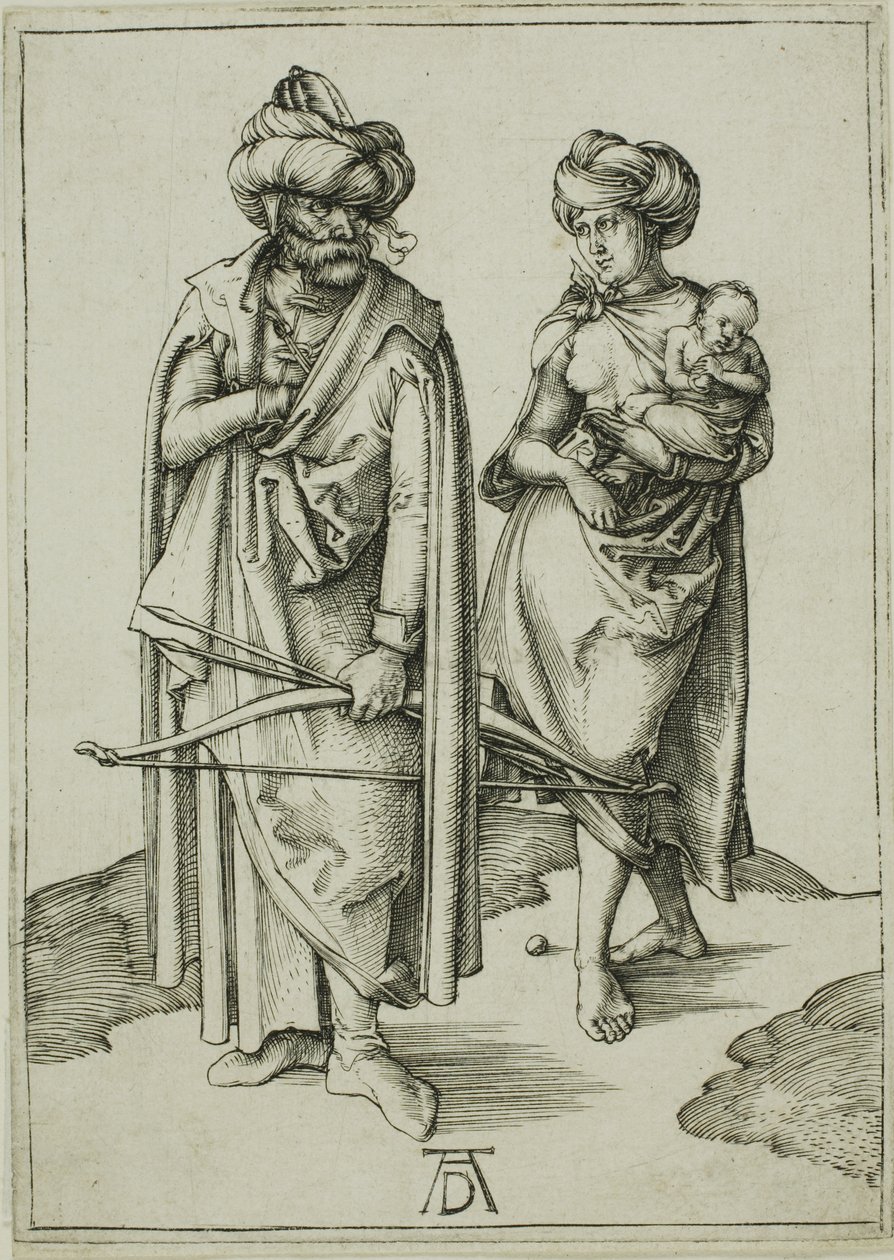 Orientalisk familj av Albrecht Dürer