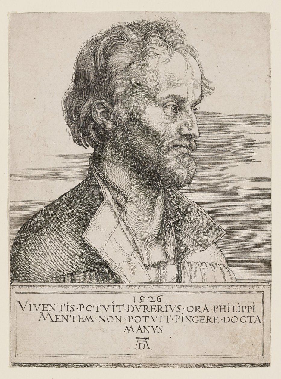 Philipp Melanchthon av Albrecht Dürer