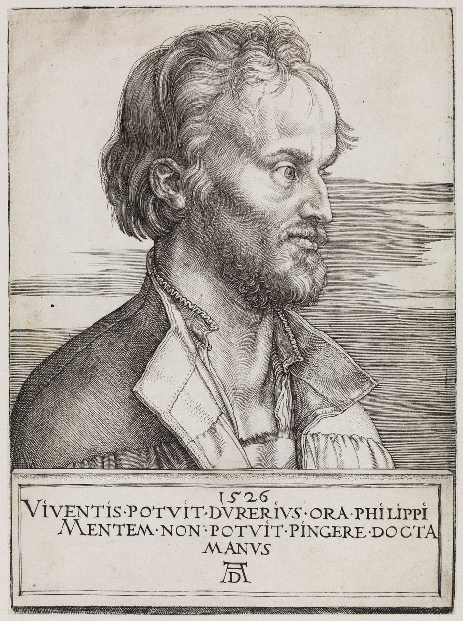 Philipp Melanchthon av Albrecht Dürer