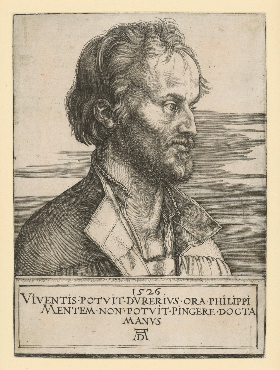 Porträtt av Philipp Melanchthon av Albrecht Dürer
