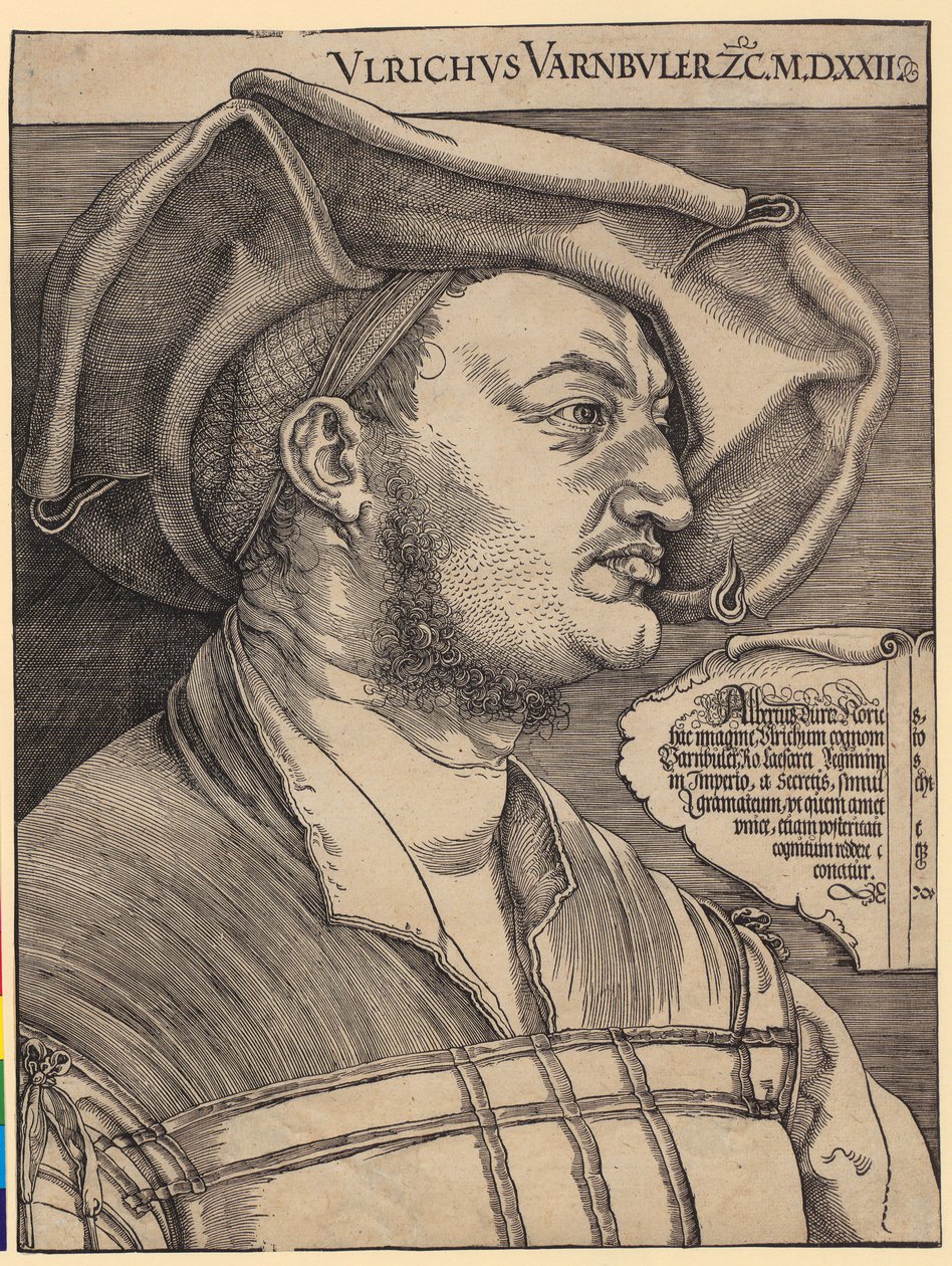 Porträtt av Ulrich Varnbüler av Albrecht Dürer