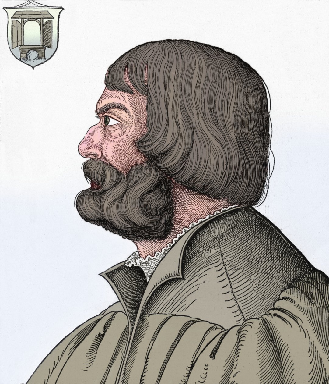 Porträtt av Albrecht Durer, 1527, 1906 av Albrecht Dürer