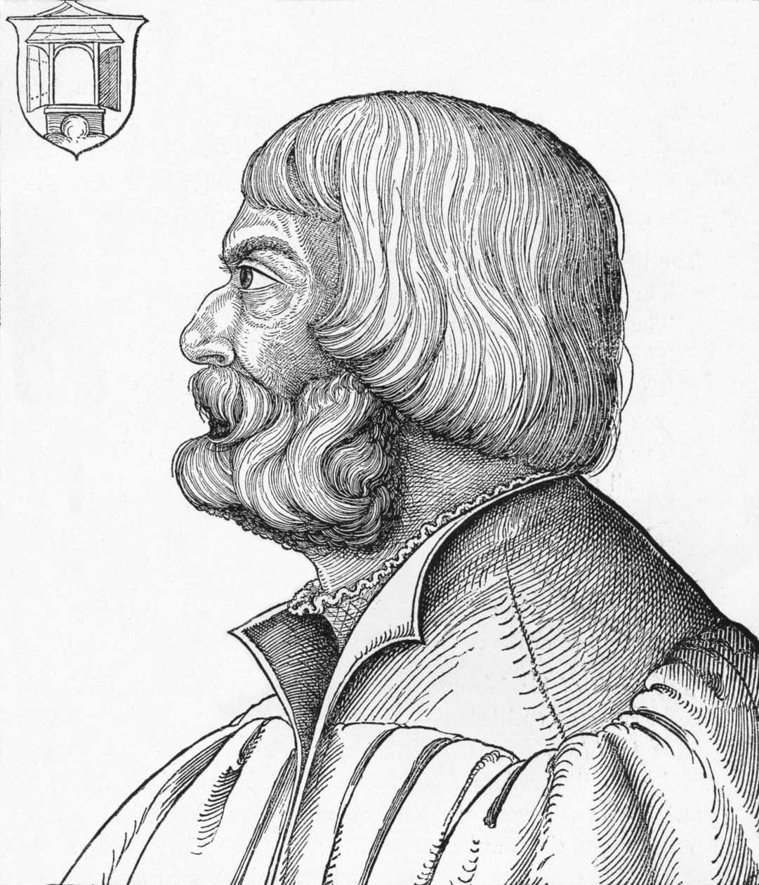 Porträtt av Albrecht Durer, 1527, 1906 av Albrecht Dürer